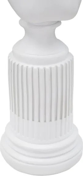 Scultura Statua Woman Con Piedistallo Cm 11X10,5X35,5