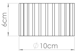 Sollux SL.1807 - Faretto AURA 1xGX53/10W/230V 6 cm marrone
