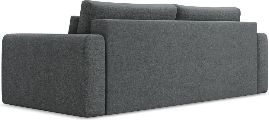 Divano grigio scuro allungabile/con contenitore 238 cm Kapua – Makamii