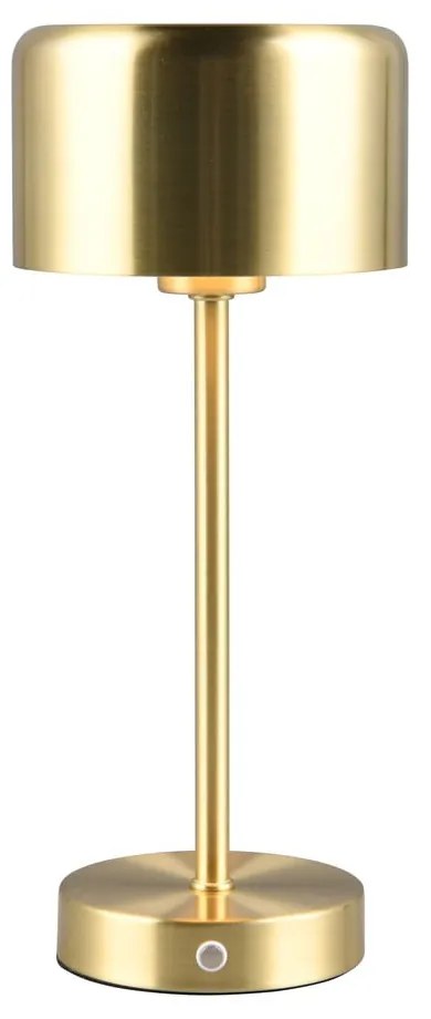 Lampada da tavolo a LED dimmerabile in oro (altezza 30 cm) Jeff - Trio