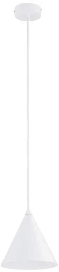 Lampadario a sospensione con filo FABO 1xE27/15W/230V bianco