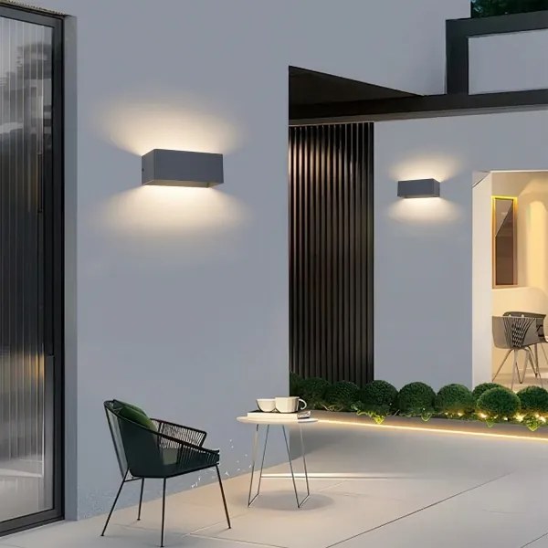 Brilagi - Applique da esterno LED DONNANI LED/7W/230V 20 cm antracite IP44