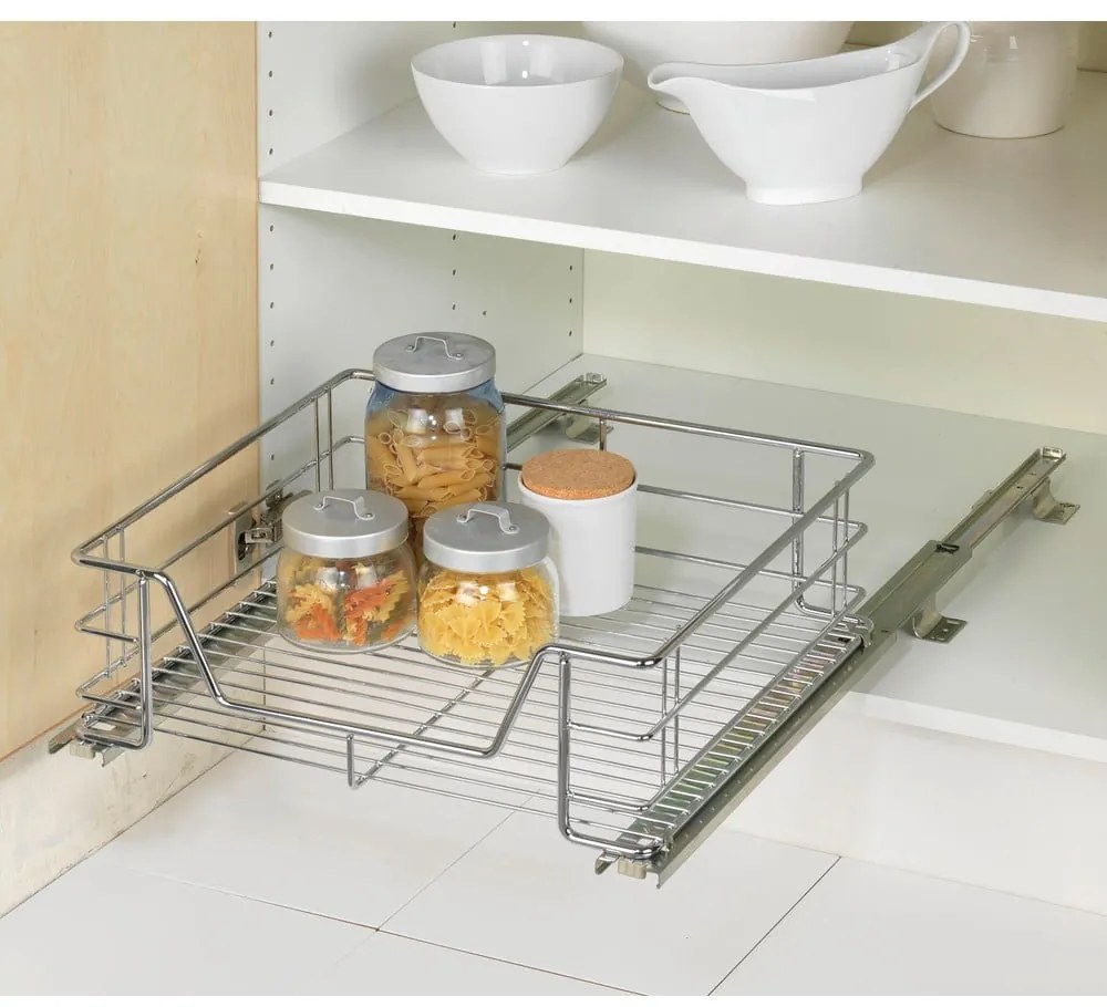 Ripiano estraibile in acciaio inox Slide, 51 x 40 cm - Maximex