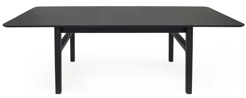 Tavolo da pranzo con effetto rovere allungabile con estensione 90x180 cm Curved – Woodman