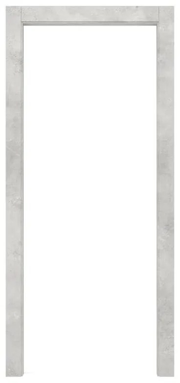 Telaio di passaggio Cemento in mdf grigio L 90 x H 210 cm