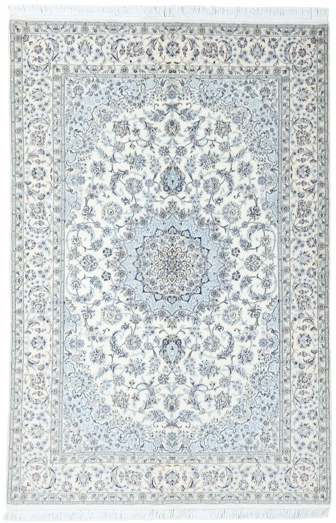 Nain Tappeto 150 x 230 Beige (Iran) Annodato A Mano
