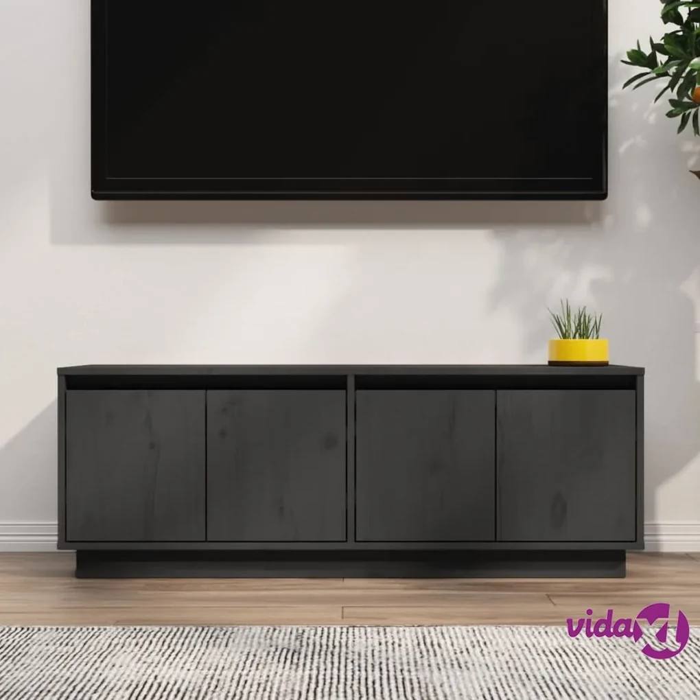 VidaXL Mobile Porta TV Nero 100x31,5x35 cm in Legno Multistrato