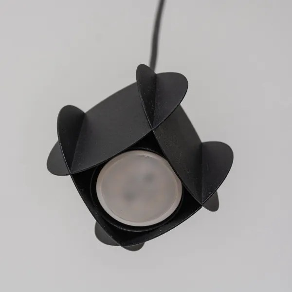 Lampada a sospensione con cavo GAMBIT 1xGU10/10W/230V nera