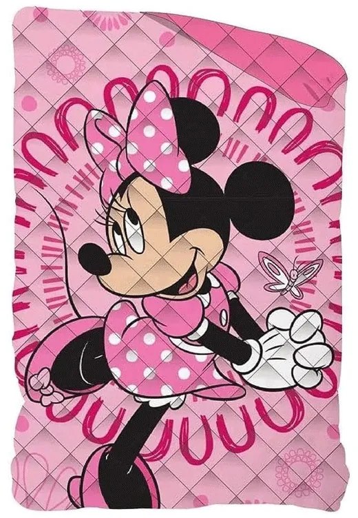 Trapunta invernale letto singolo Minnie Disney Colore Rosa, Dimensioni e Misure Singolo