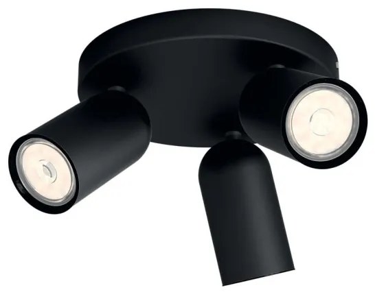 Philips 50583/30/PN - Faretto MYLIVING PONGEE 3xGU10/5,5W/230V