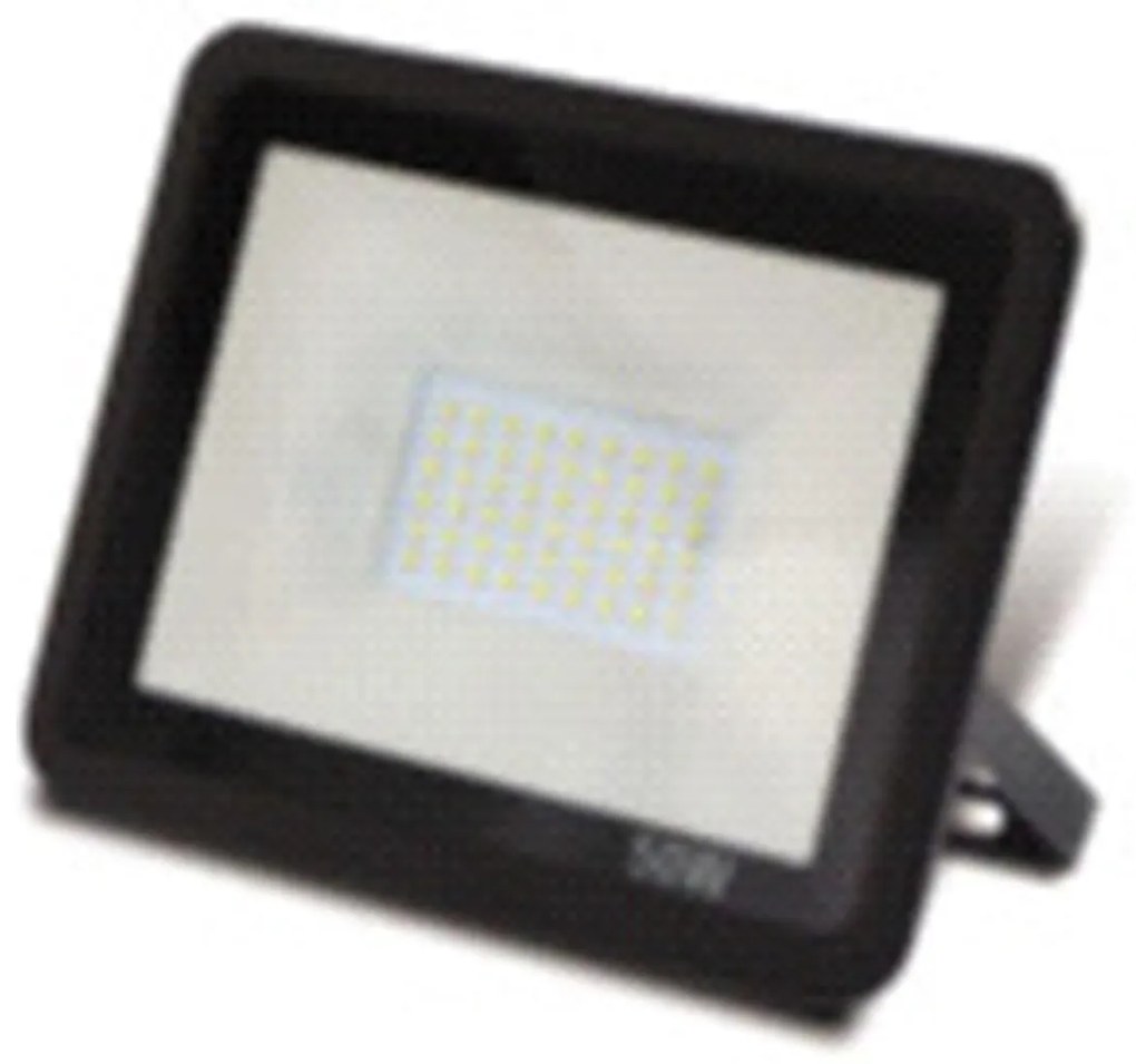 Faro Esterno Contemporaneo Xander Pc Nero Led Integrato 50W 6500K Ip65