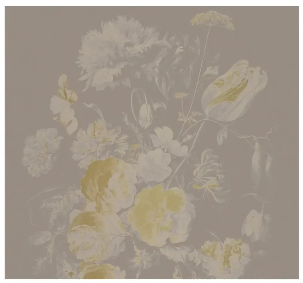 KEK Amsterdam Carta da parati panoramica Golden Age Flowers Gold 12 - L