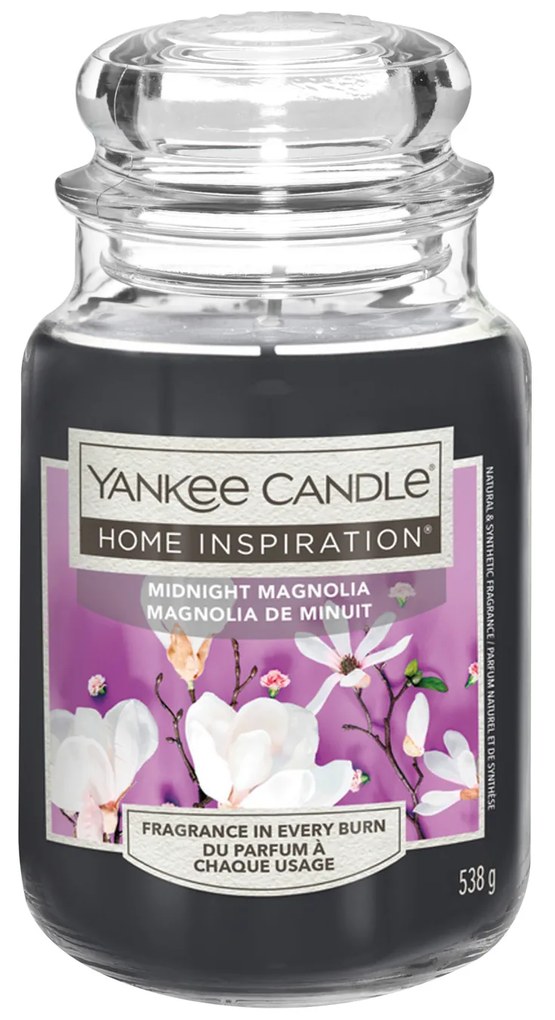 Midnight Magnolia, candela in giara grande Yankee Candle