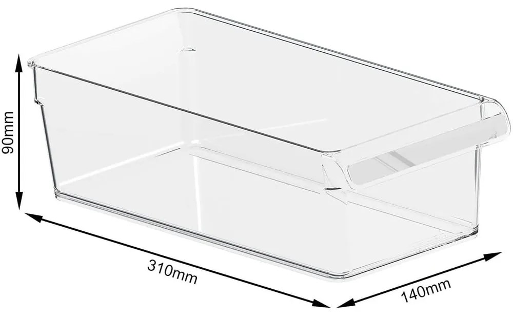 Organizer da frigo in plastica Loft - Rotho