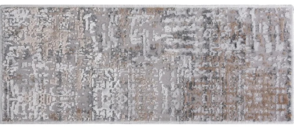 Passatoia per scale grigio e beige in cotone set da 16 pz 25x65 cm Milano Bej - Vitaus