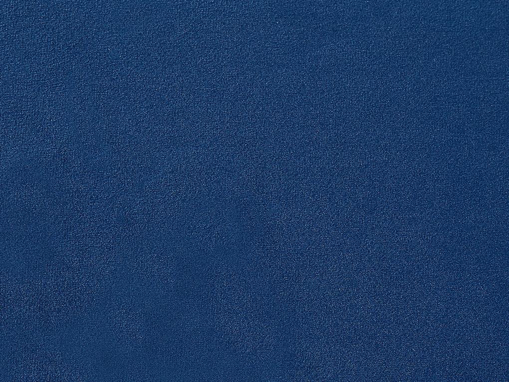 Copripoltrona blu BERNES Beliani