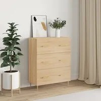 Credenza Rovere Sonoma 69,5x34x90 cm in Legno Multistratocod mxl 128236