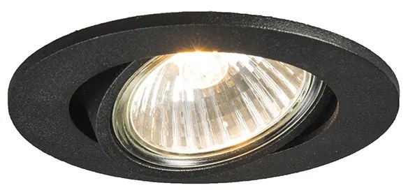 Faretto da incasso smart nero orientabile con Wifi GU10 - Cisco