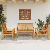 Set Salotto da Giardino 5 pz in Legno Massello di Acacia 3211800