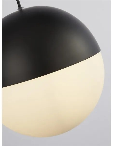 Searchlight 24181BK - Lampadario a sospensione con filo ENDOR 1xE27/40W/230V nero