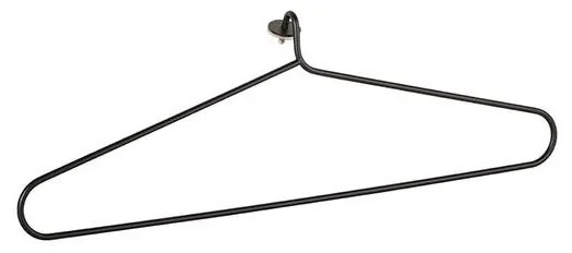 Porta asciugamani 45x12,2 cm in acciaio inox/nero