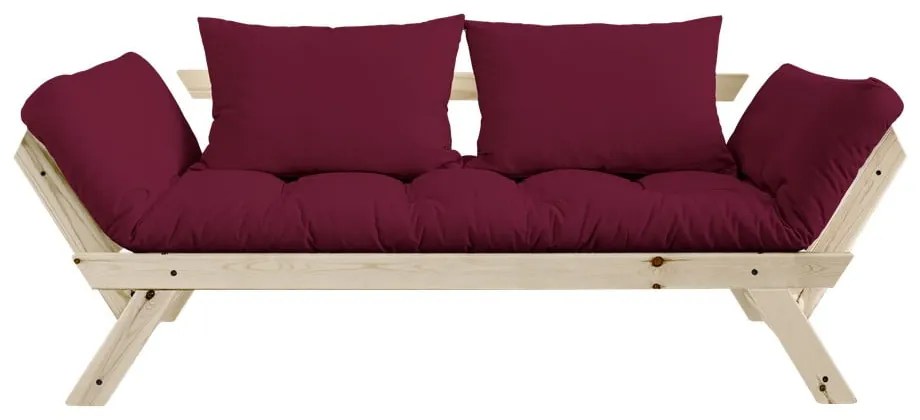 Divano variabile Naturale Chiaro/Bordeaux Bebop - Karup Design