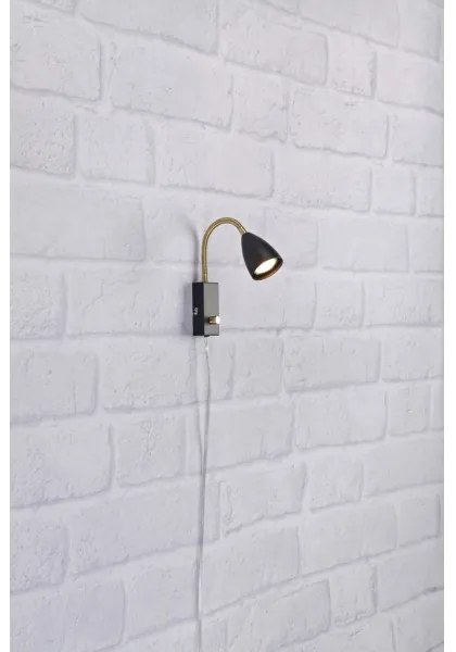 Markslöjd 106589 - Applique CIRO 1xGU10/7W/230V nero