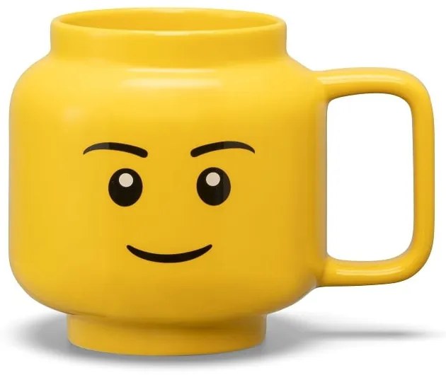Tazza per bambini in ceramica gialla 530 ml Head - LEGO®
