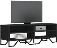 Mobile Porta TV Nero 122x34x41 cm in Legno Multistrato 848569