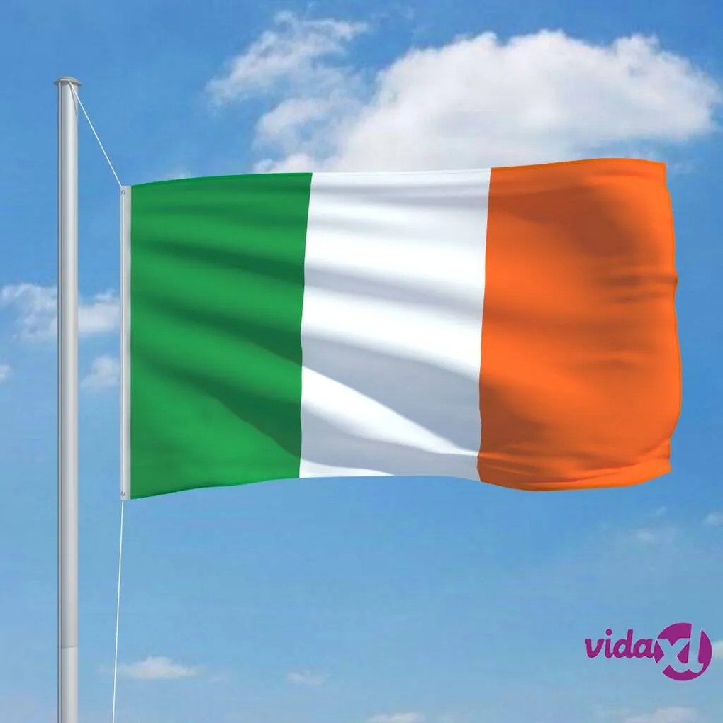 vidaXL Bandiera dell'Irlanda 90x150 cm