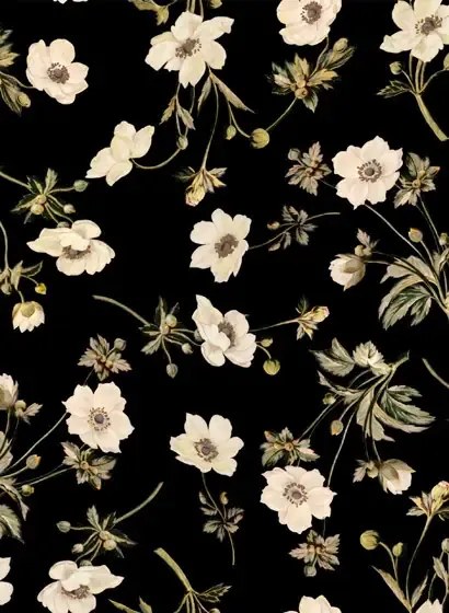 House of Hackney Carta da parati Poppium - Ebony