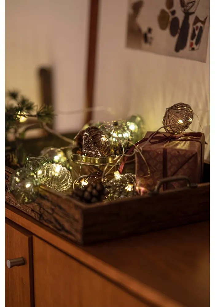 Catena luminosa numero di lampadine 8 pezzi lunghezza 120 cm Millie - Sirius