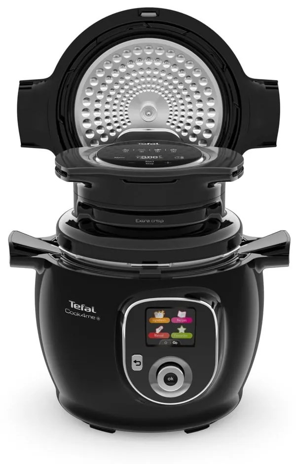 Friggitrice ad aria nera Cook4Me Extra Crisp Lid - Tefal