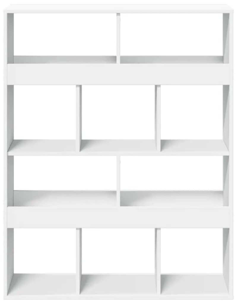 Divisorio stanza bianco 100x33x125,5 cm in truciolato