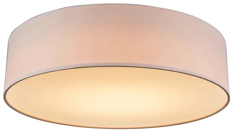 Plafoniera rosa 40 cm incl. LED - Drum LED