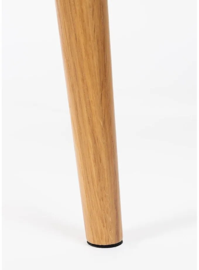 Tavolino da salotto rotondo di colore naturale in vetro ø 70 cm Haru – White Label