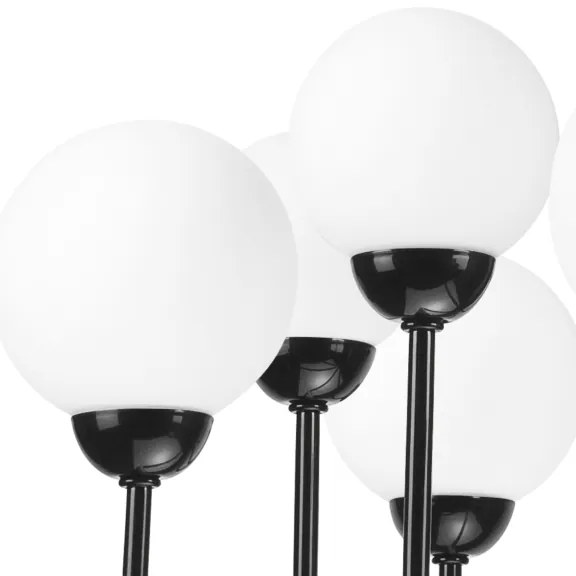 Lampadario a sospensione con catena TIFFY 5xG9/5W/230V nero