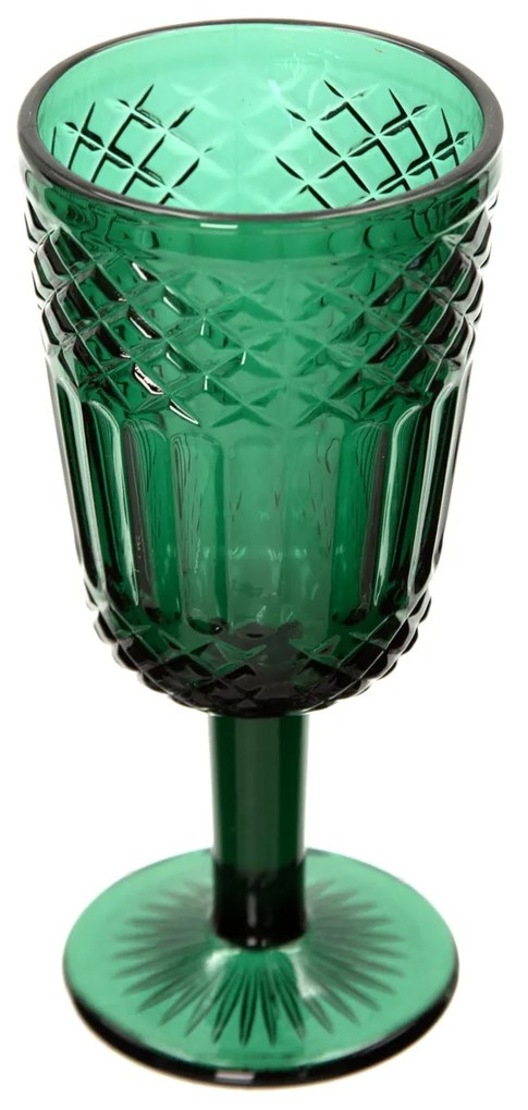 Set 2 calici acqua vetro verde Amalia