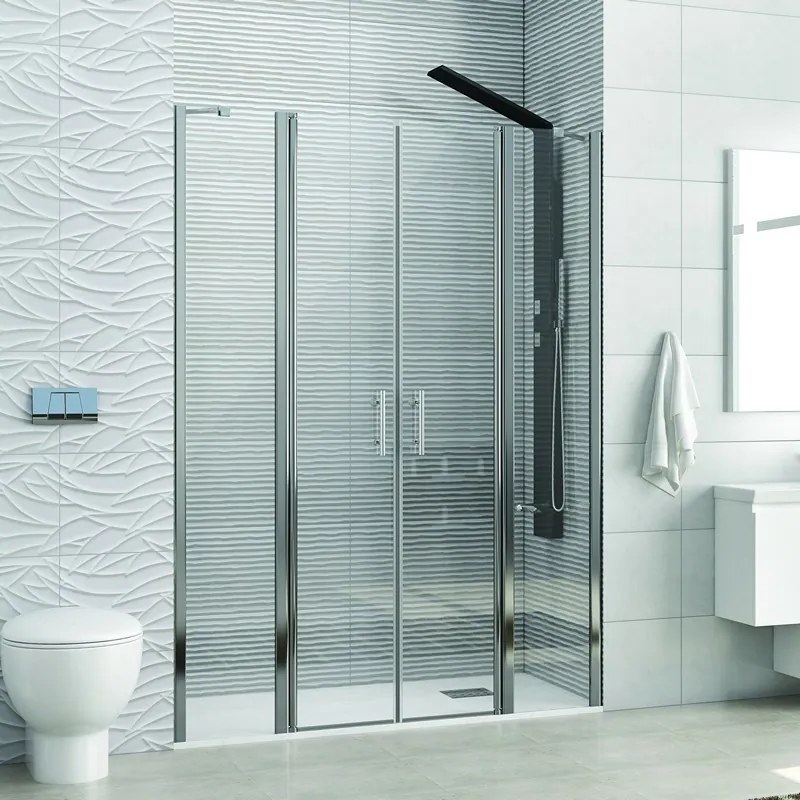 Doccia saloon 140 cm con laterali fissi | KPX7000 - KAMALU