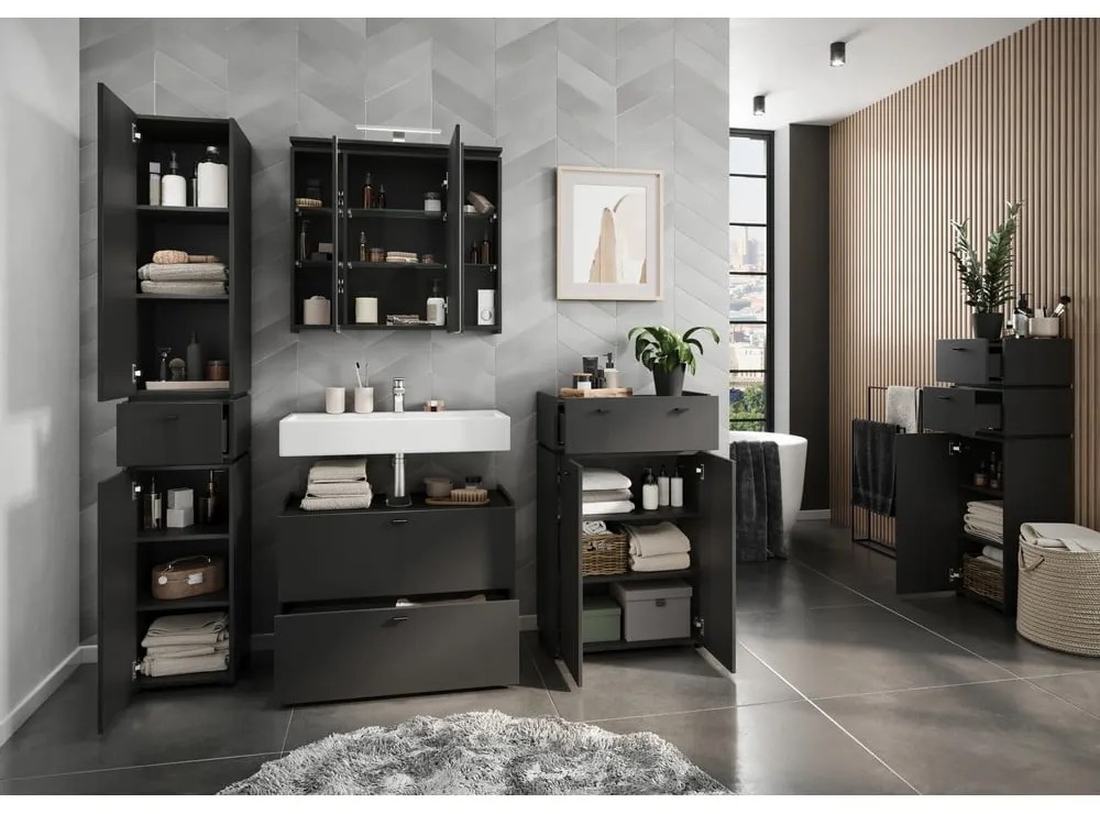 Mobile bagno alto antracite 34x189 cm Modesto - Germania