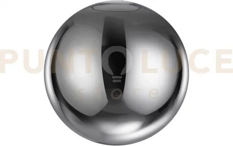 Mapa single solo vetro sfera d.15cm cromo