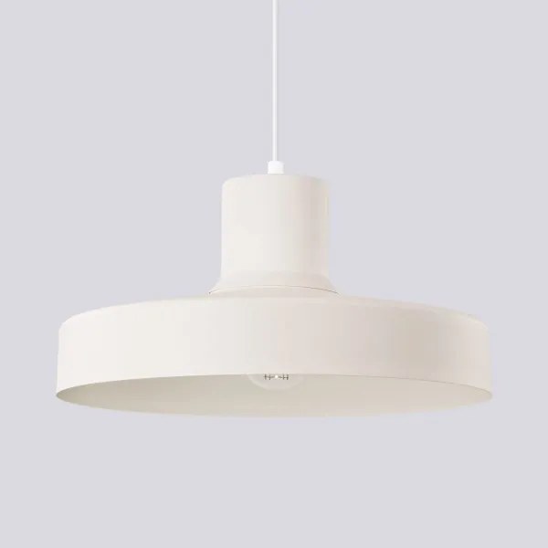 Sollux SL.1704 - Lampadario a sospensione con filo BILO 1xE27/15W/230V diametro 35 cm color crema