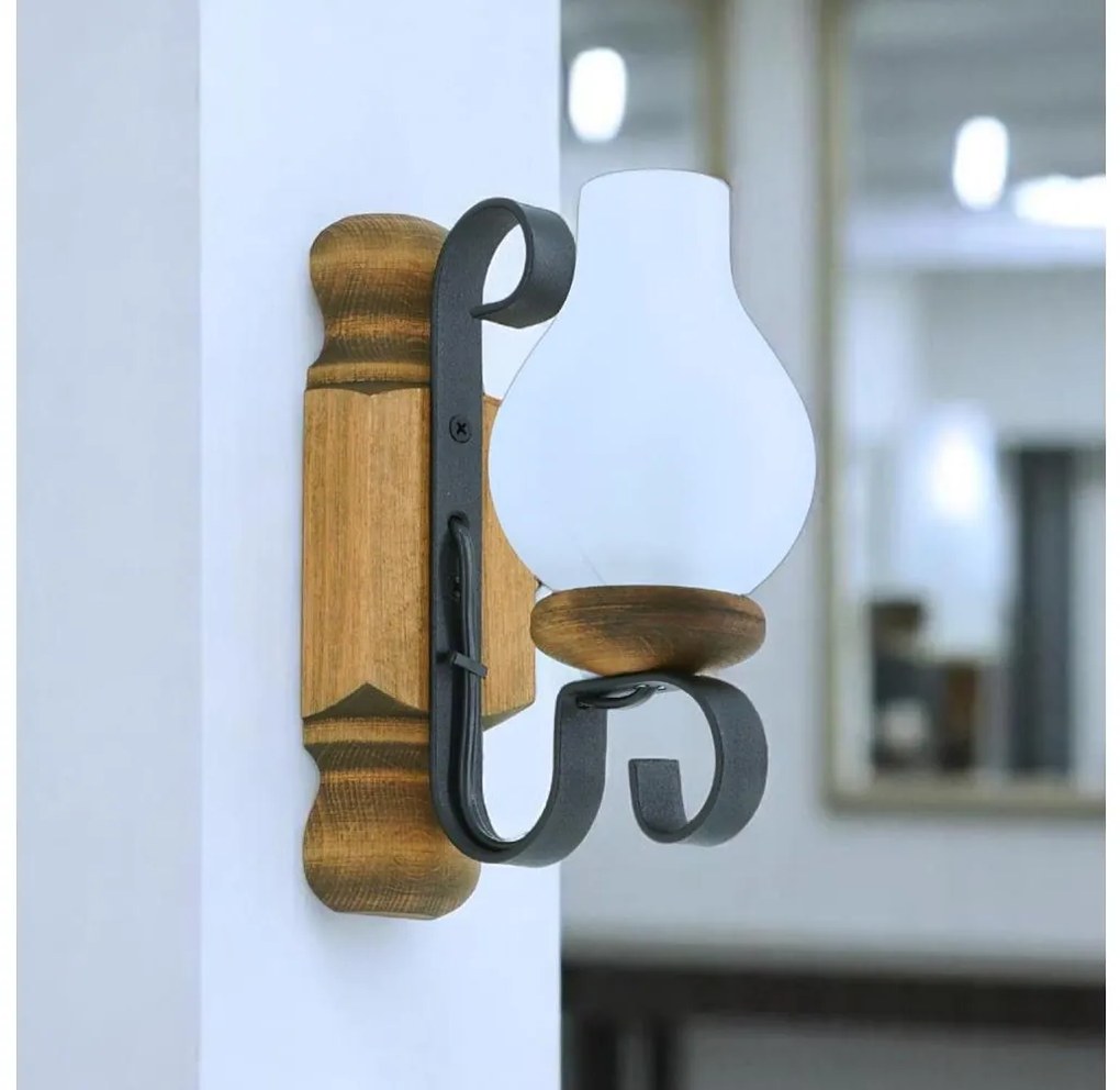 Brilagi - Applique RUSTIC 1xE14/40W/230V faggio