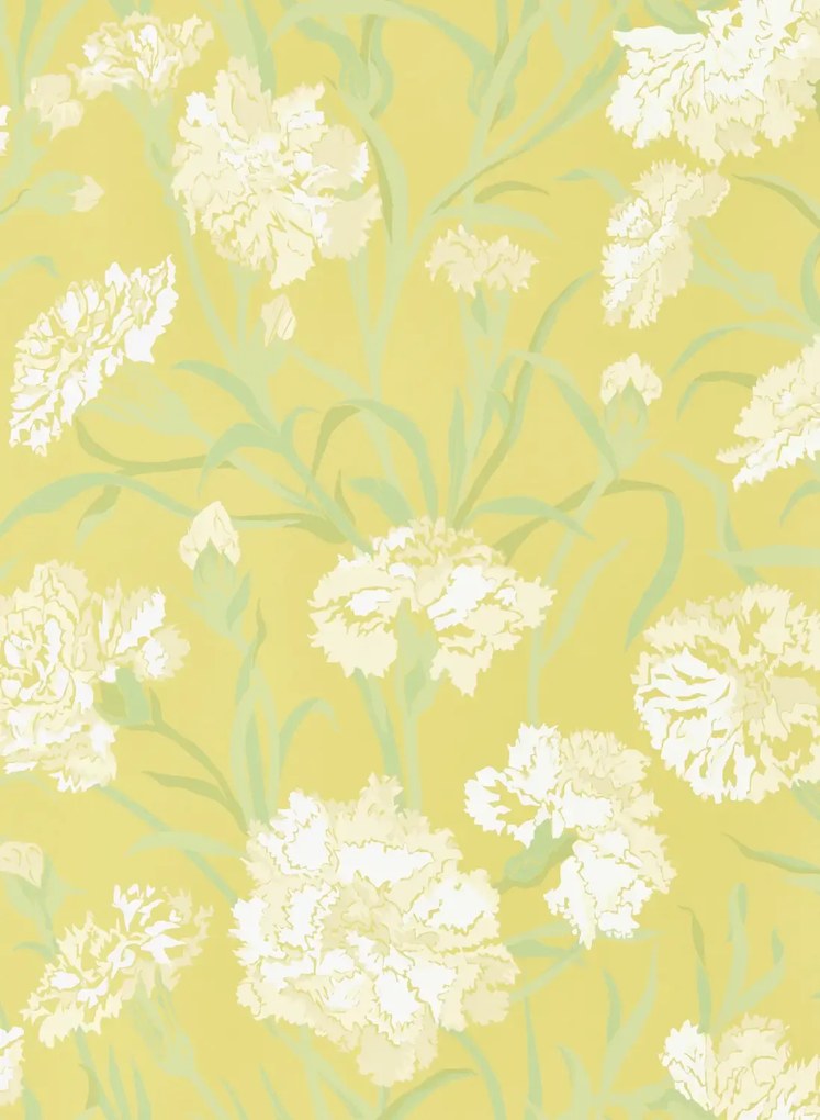 Harlequin Carta da parati Fleur de Joie - Chalk/ Clover/ Honey