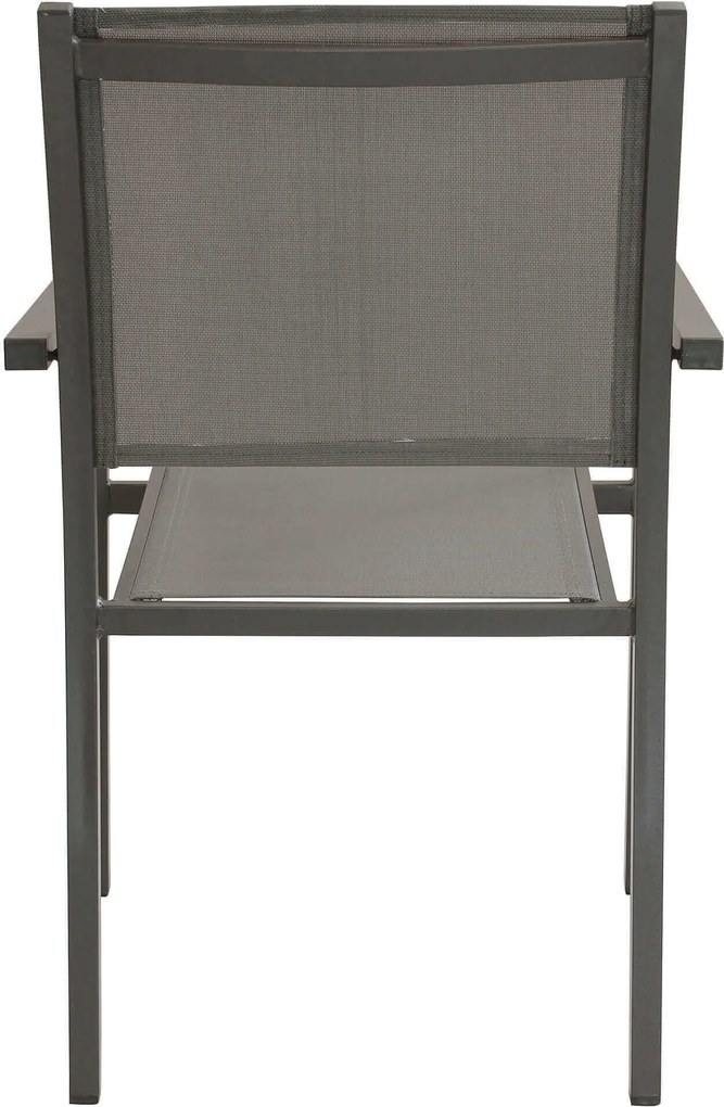 VENUS - poltrona da giardino in alluminio e textilene impilabile