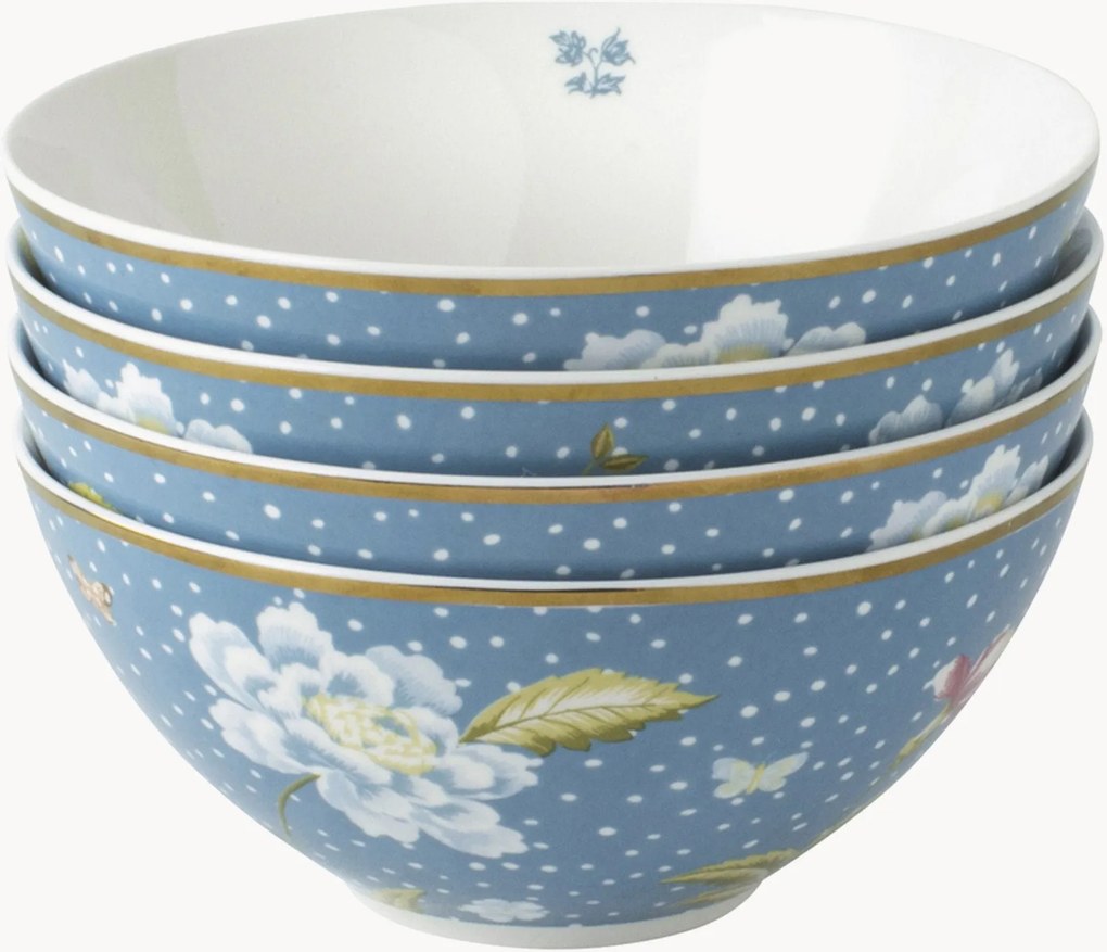 Set di 4 ciotole in porcellana Heritage Collectables