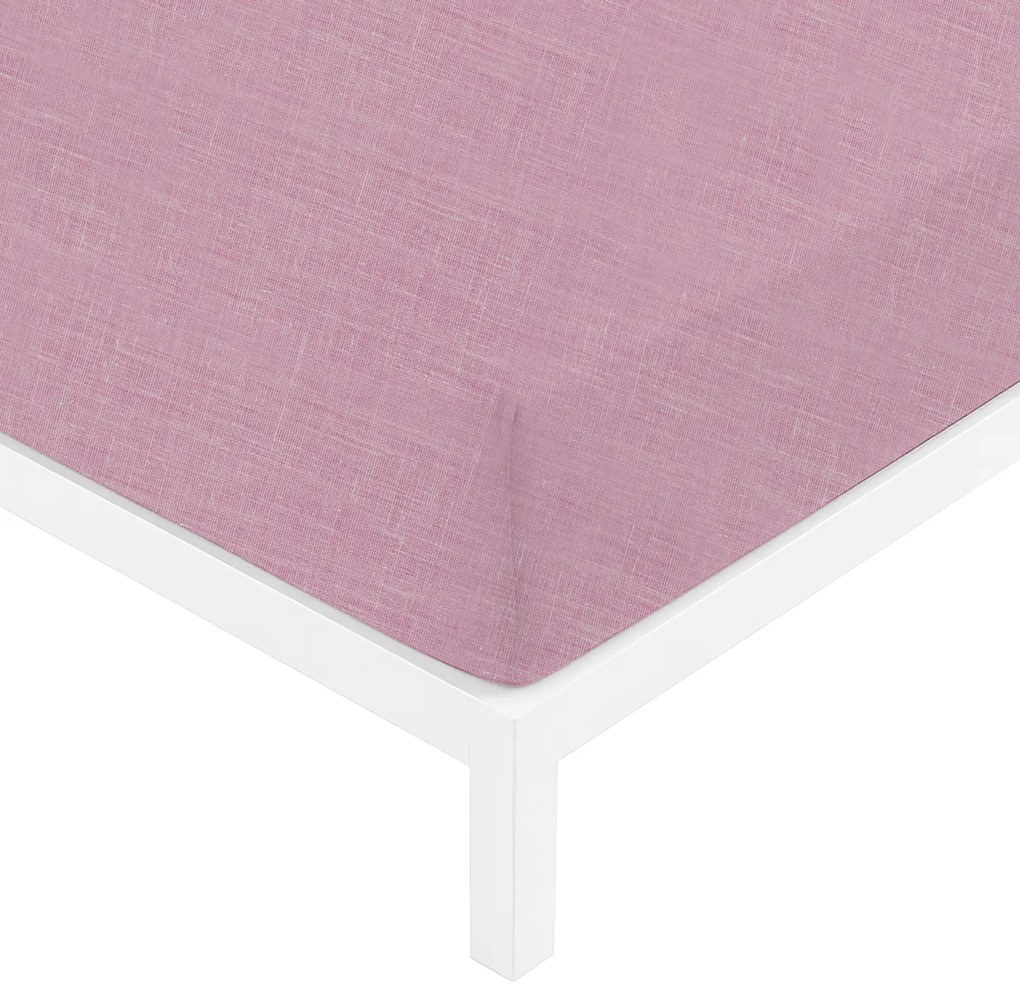 Lenzuolo con angoli 1 piazza e mezza melange malva