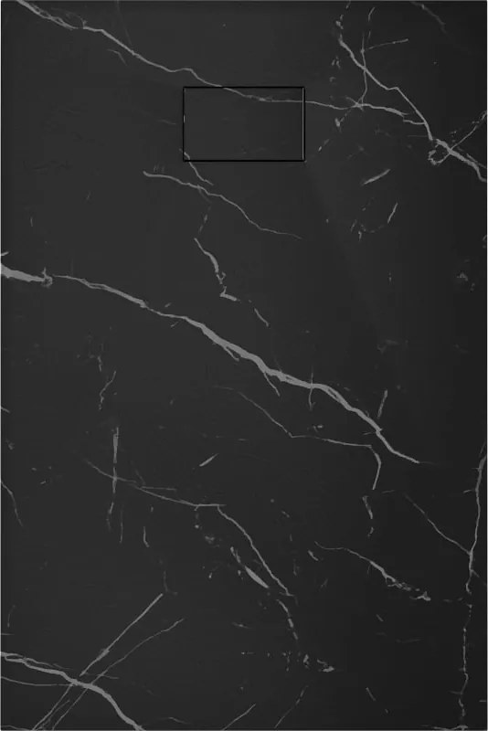 Mexen Hugo piatto doccia rettangolare SMC 120 x 90 cm, pietra nera - 42759012