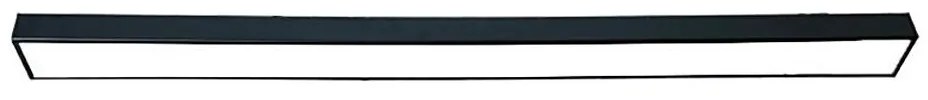 Plafoniera LED LED/32W/230V 4000K 120x7 cm nero