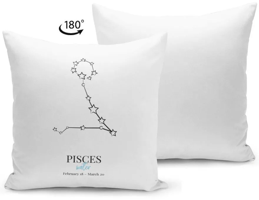 Cuscino con imbottitura Pesci, 43 x 43 cm - Kate Louise